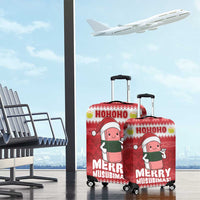 Hawaii Funny Christmas Luggage Cover Spam Musubi Santa LT05 - Polynesian Pride