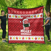Hawaii Funny Christmas Quilt Spam Musubi Santa LT05 - Polynesian Pride
