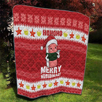 Hawaii Funny Christmas Quilt Spam Musubi Santa LT05 - Polynesian Pride