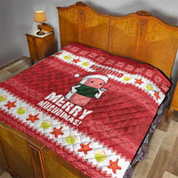 Hawaii Funny Christmas Quilt Spam Musubi Santa LT05 - Polynesian Pride