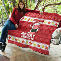 Hawaii Funny Christmas Quilt Spam Musubi Santa LT05 - Polynesian Pride