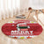 Hawaii Funny Christmas Round Carpet Spam Musubi Santa