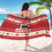 Hawaii Funny Christmas Sarong Spam Musubi Santa LT05 - Polynesian Pride