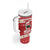 Hawaii Funny Christmas Tumbler With Handle Spam Musubi Santa