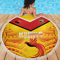 Papua New Guinea Rugby Beach Blanket Kumul Pride Go Champions LT05 - Polynesian Pride