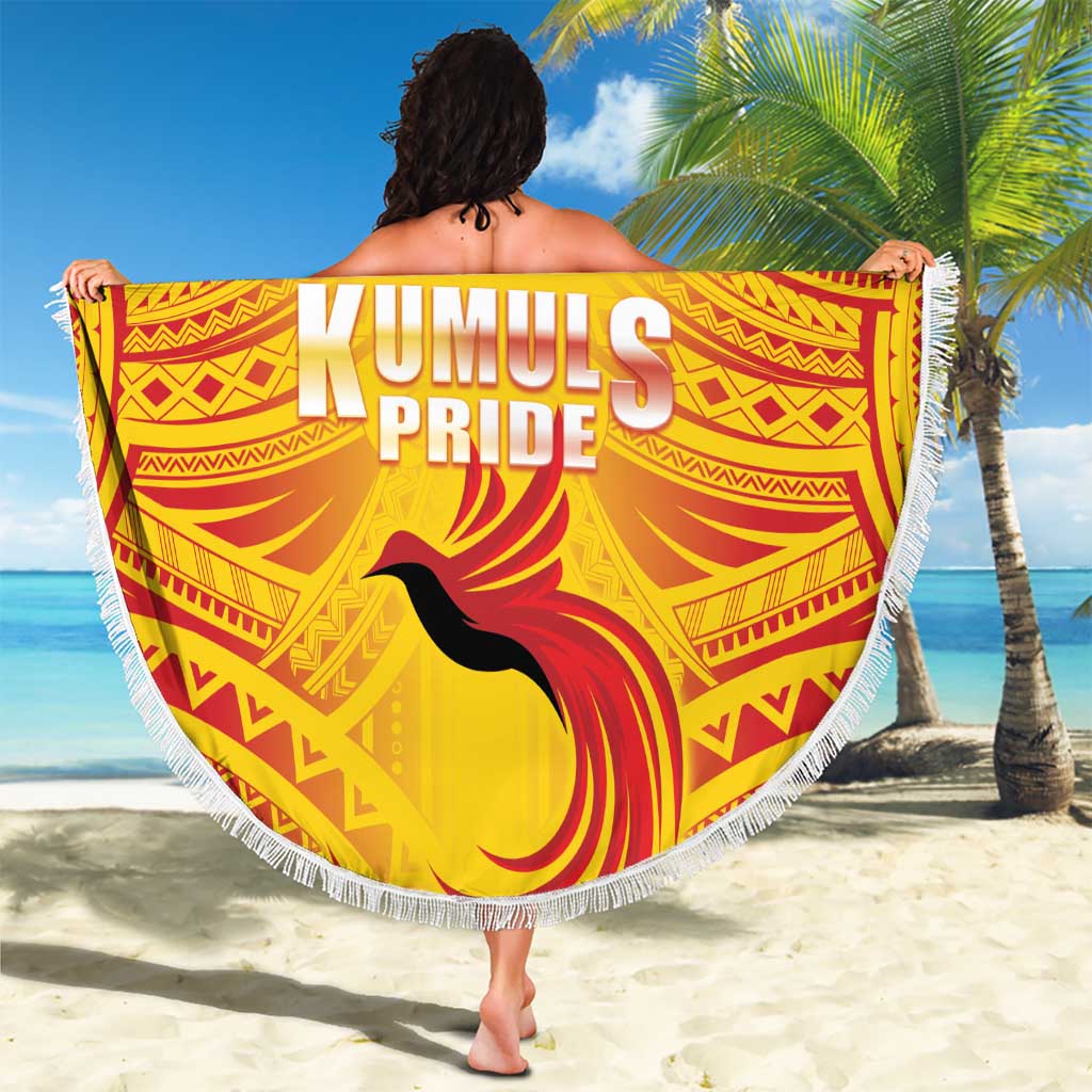 Papua New Guinea Rugby Beach Blanket Kumul Pride Go Champions LT05 - Polynesian Pride