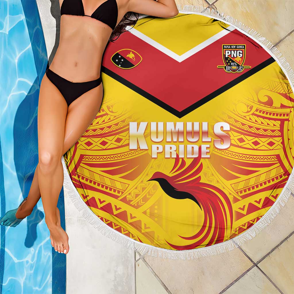 Papua New Guinea Rugby Beach Blanket Kumul Pride Go Champions LT05 - Polynesian Pride