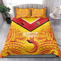 Papua New Guinea Rugby Bedding Set Kumul Pride Go Champions LT05 - Polynesian Pride