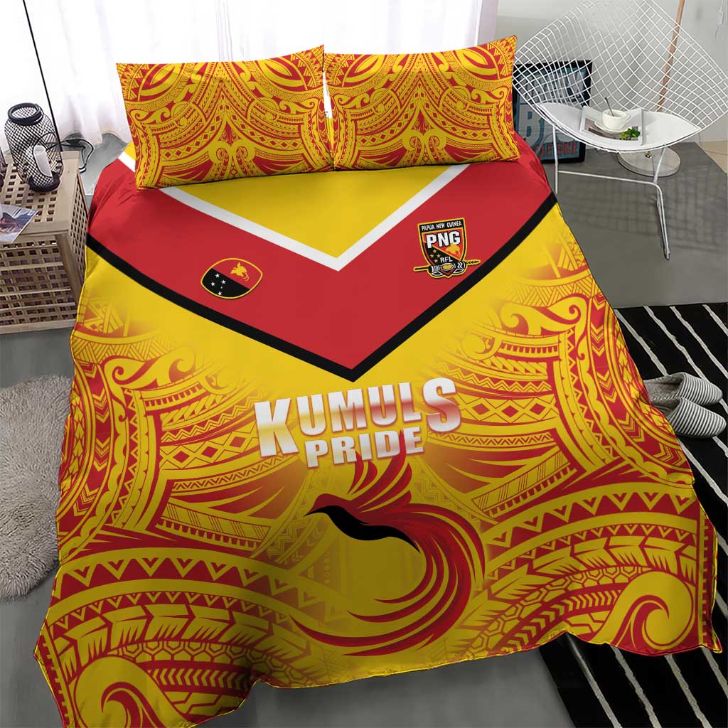 Papua New Guinea Rugby Bedding Set Kumul Pride Go Champions LT05 - Polynesian Pride