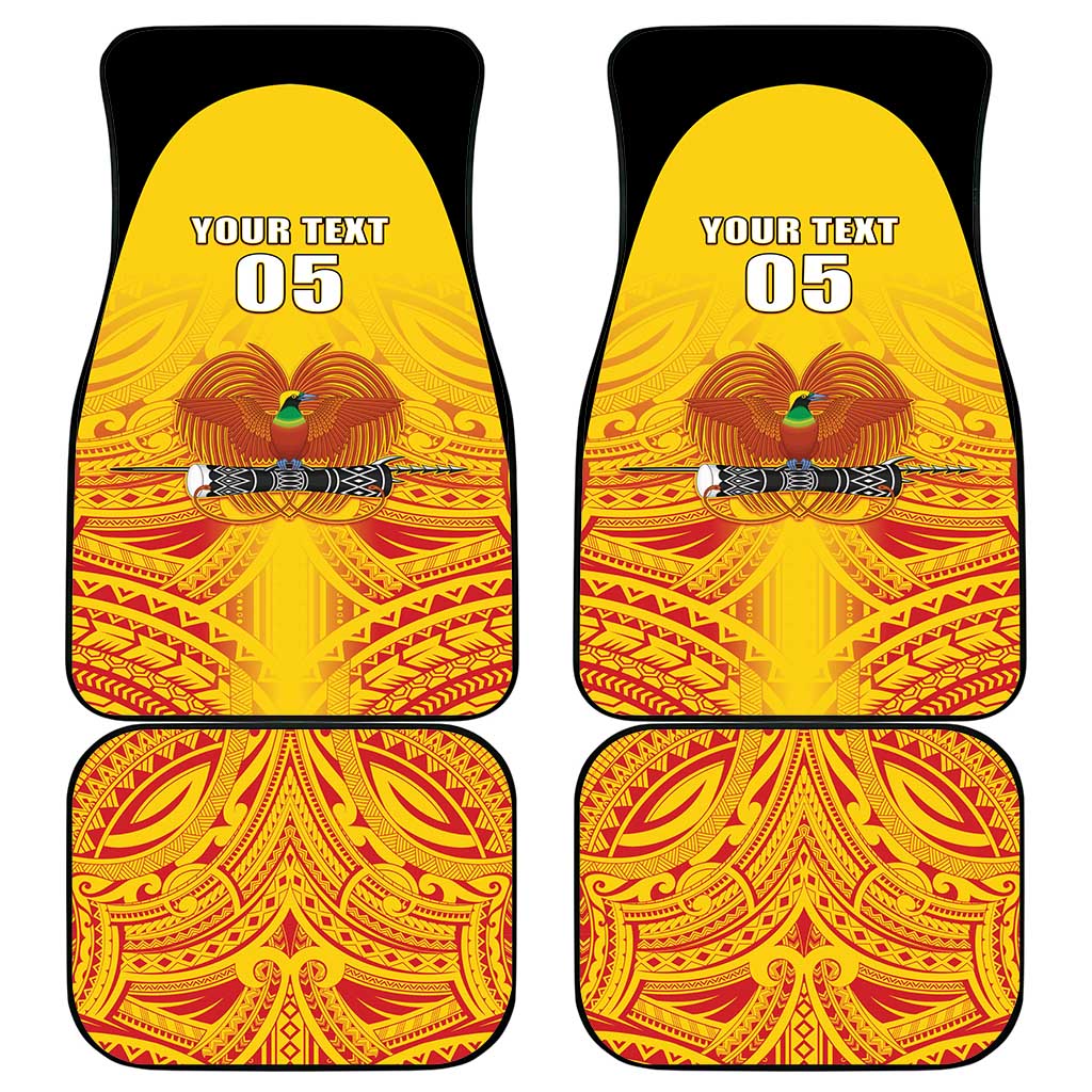 Papua New Guinea Rugby Car Mats Kumul Pride Go Champions LT05 - Polynesian Pride