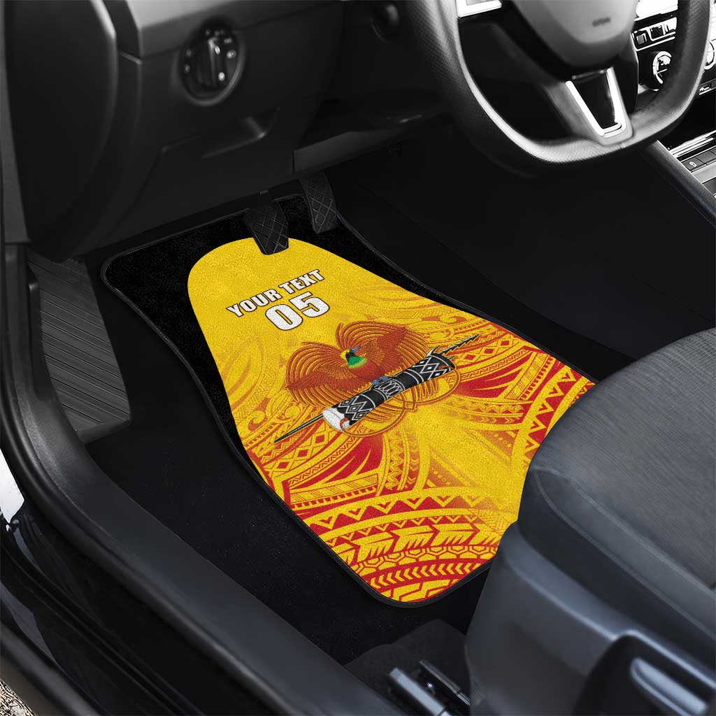 Papua New Guinea Rugby Car Mats Kumul Pride Go Champions LT05 - Polynesian Pride