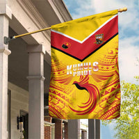 Papua New Guinea Rugby Garden Flag Kumul Pride Go Champions LT05 House Flag Yellow - Polynesian Pride