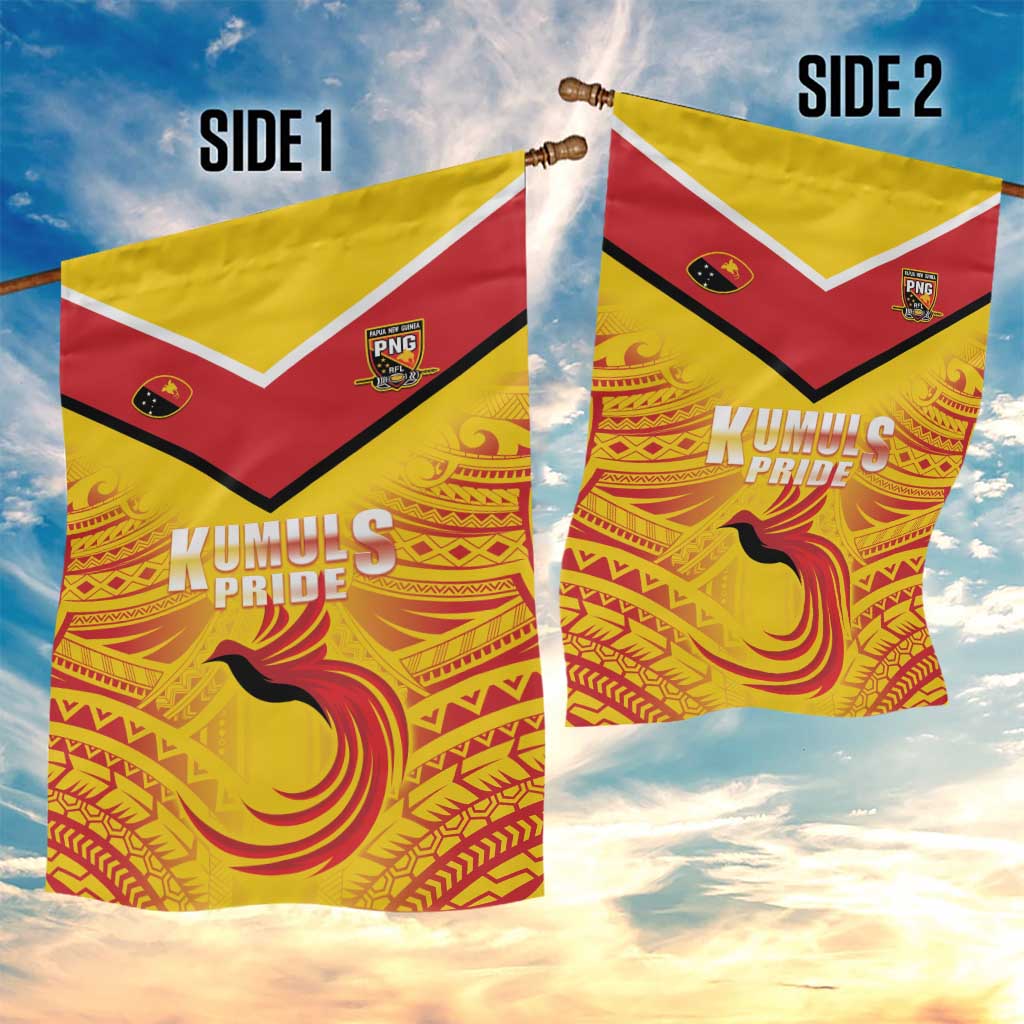 Papua New Guinea Rugby Garden Flag Kumul Pride Go Champions LT05 - Polynesian Pride