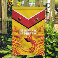 Papua New Guinea Rugby Garden Flag Kumul Pride Go Champions LT05 Garden Flag Yellow - Polynesian Pride