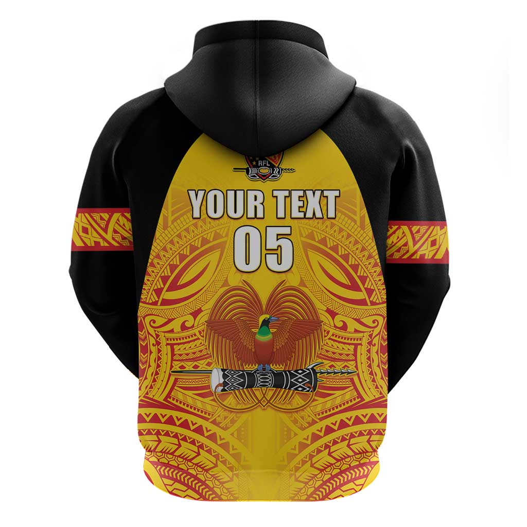 Papua New Guinea Rugby Custom Hoodie Kumul Pride Go Champions LT05 - Polynesian Pride
