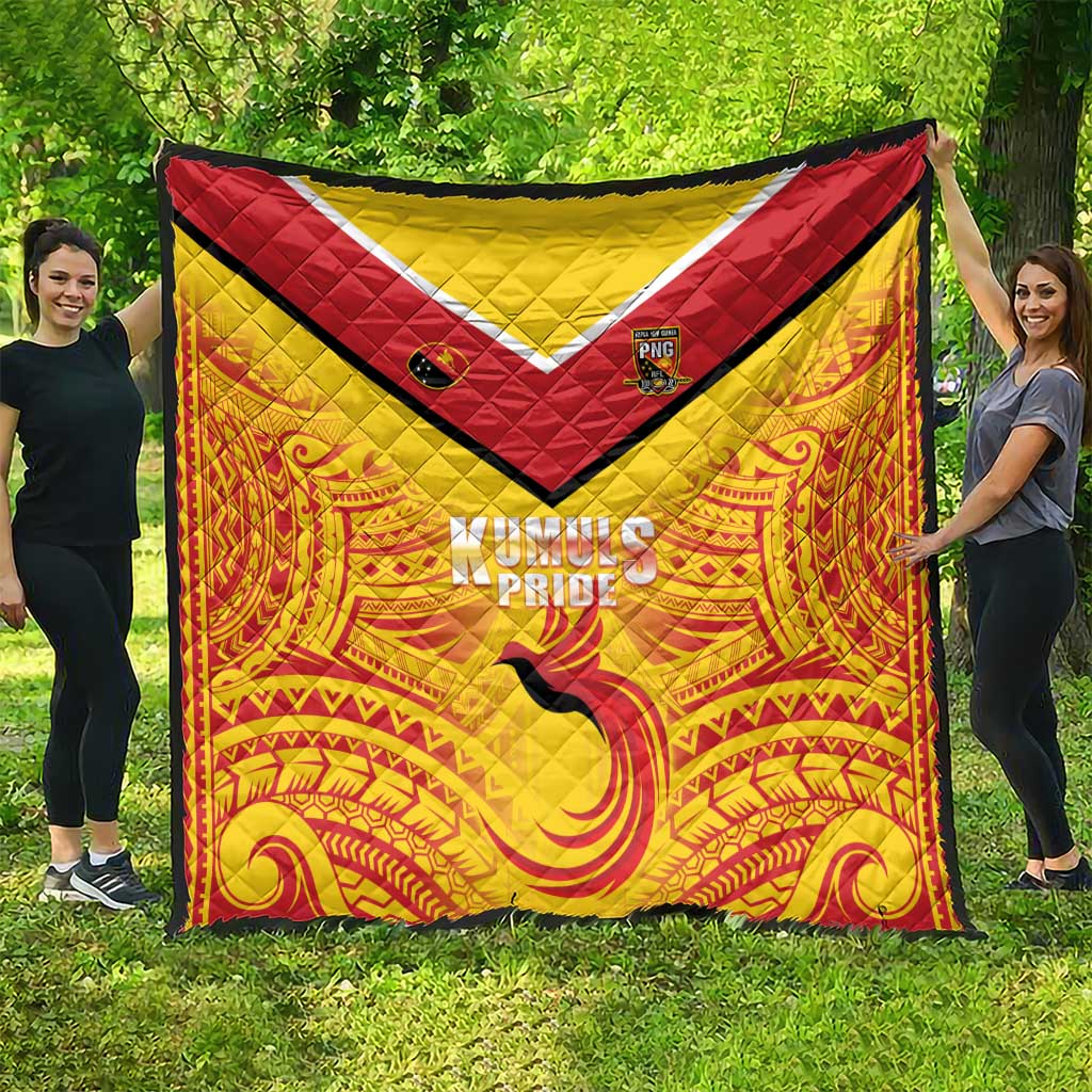 Papua New Guinea Rugby Quilt Kumul Pride Go Champions LT05 - Polynesian Pride