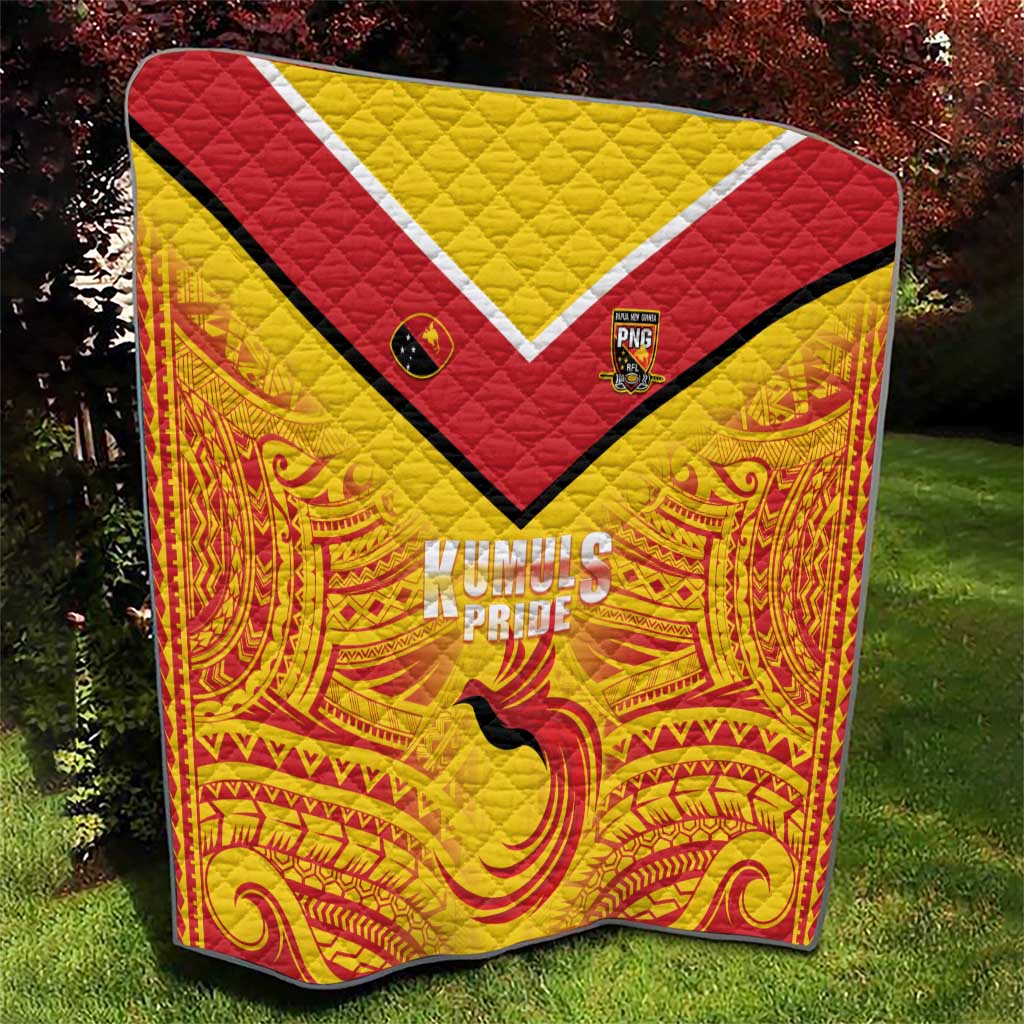 Papua New Guinea Rugby Quilt Kumul Pride Go Champions LT05 - Polynesian Pride