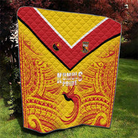 Papua New Guinea Rugby Quilt Kumul Pride Go Champions LT05 - Polynesian Pride