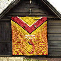 Papua New Guinea Rugby Quilt Kumul Pride Go Champions LT05 - Polynesian Pride