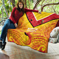 Papua New Guinea Rugby Quilt Kumul Pride Go Champions LT05 - Polynesian Pride