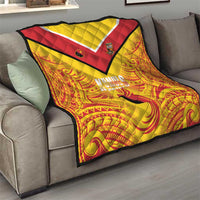 Papua New Guinea Rugby Quilt Kumul Pride Go Champions LT05 - Polynesian Pride
