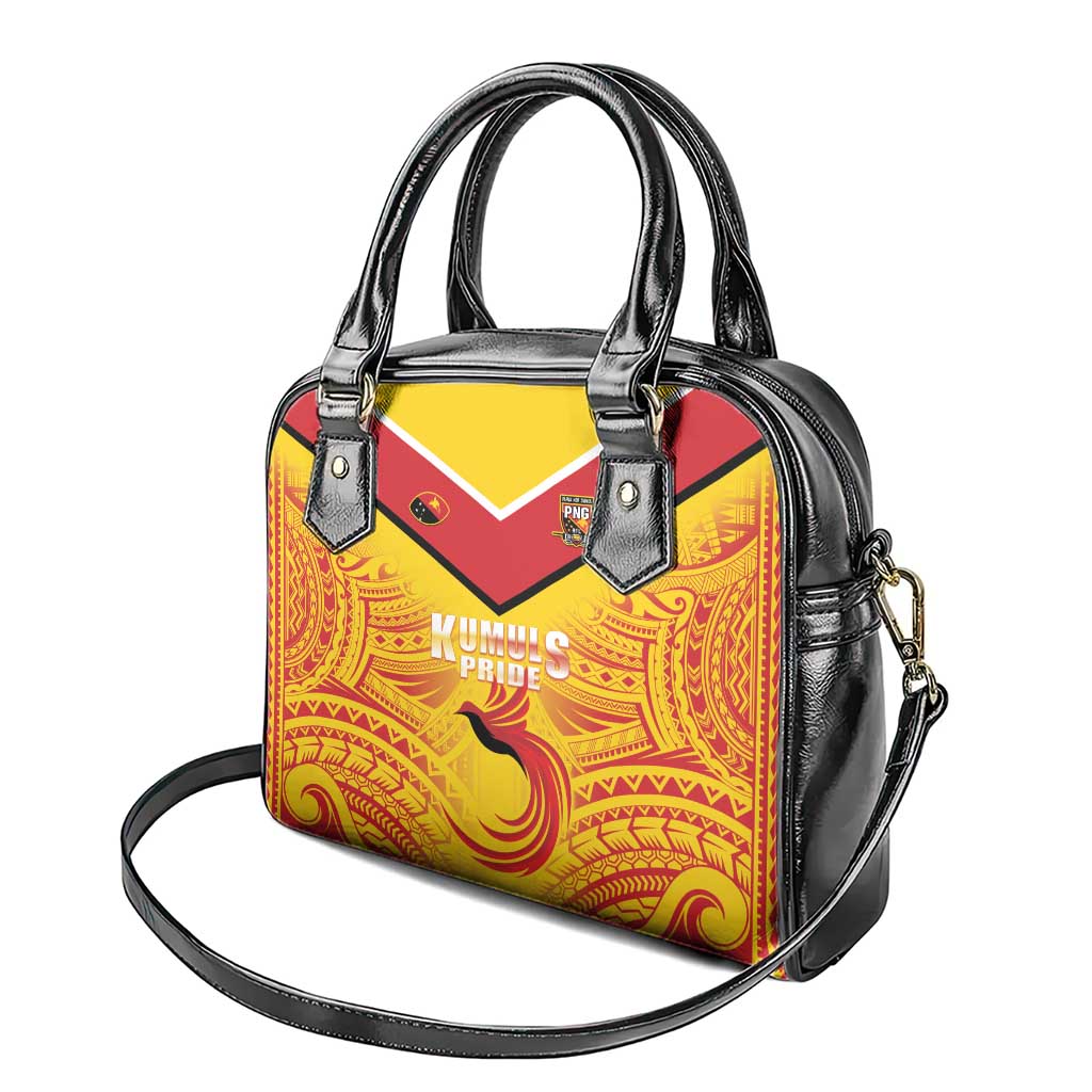 Papua New Guinea Rugby Shoulder Handbag Kumul Pride Go Champions LT05 - Polynesian Pride