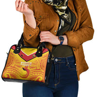Papua New Guinea Rugby Shoulder Handbag Kumul Pride Go Champions LT05 - Polynesian Pride