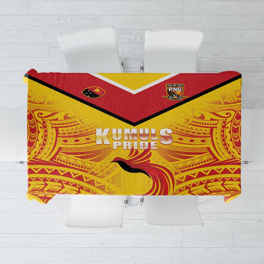 Papua New Guinea Rugby Tablecloth Kumul Pride Go Champions