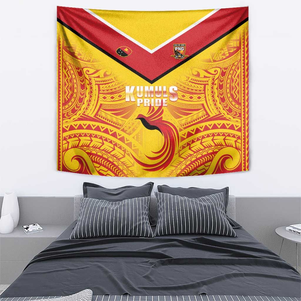 Papua New Guinea Rugby Tapestry Kumul Pride Go Champions LT05 - Polynesian Pride