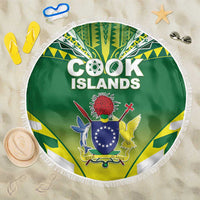 Cook Islands Rugby Beach Blanket The Kukis Go Champions LT05 One Size 150cm Green - Polynesian Pride