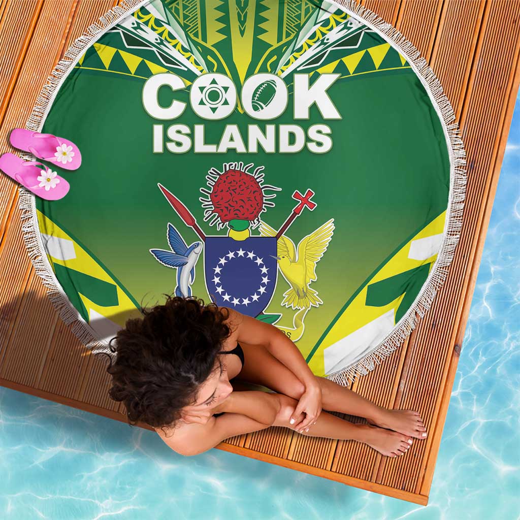 Cook Islands Rugby Beach Blanket The Kukis Go Champions LT05 - Polynesian Pride