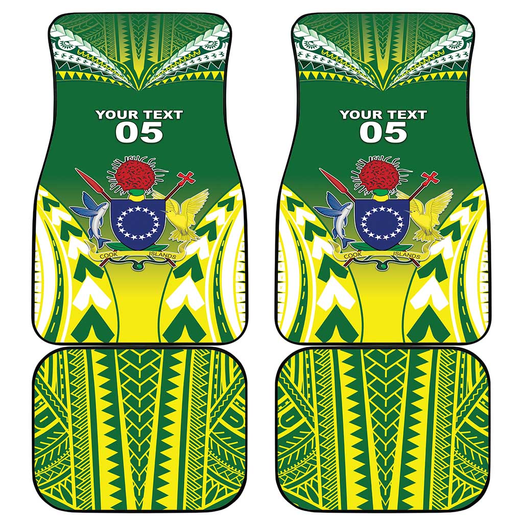 Cook Islands Rugby Car Mats The Kukis Go Champions LT05 - Polynesian Pride