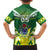 Cook Islands Rugby Custom Family Matching Short Sleeve Bodycon Dress and Hawaiian Shirt The Kukis Go Champions