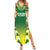 Cook Islands Rugby Custom Family Matching Summer Maxi Dress and Hawaiian Shirt The Kukis Go Champions