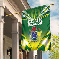 Cook Islands Rugby Garden Flag The Kukis Go Champions LT05 House Flag Green - Polynesian Pride