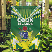 Cook Islands Rugby Garden Flag The Kukis Go Champions LT05 Garden Flag Green - Polynesian Pride