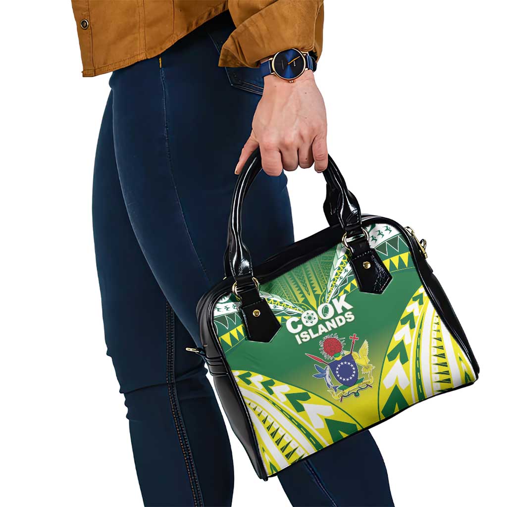Cook Islands Rugby Shoulder Handbag The Kukis Go Champions LT05 - Polynesian Pride