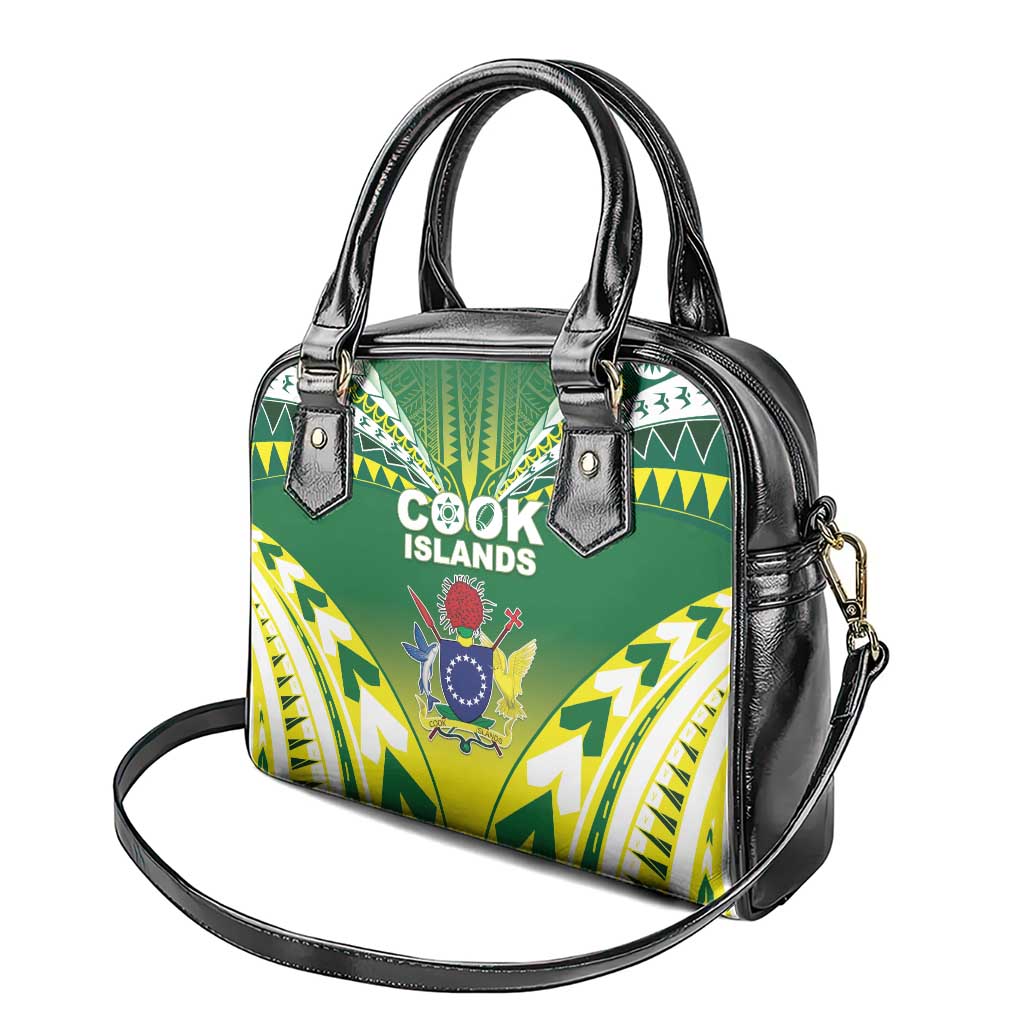 Cook Islands Rugby Shoulder Handbag The Kukis Go Champions LT05 - Polynesian Pride