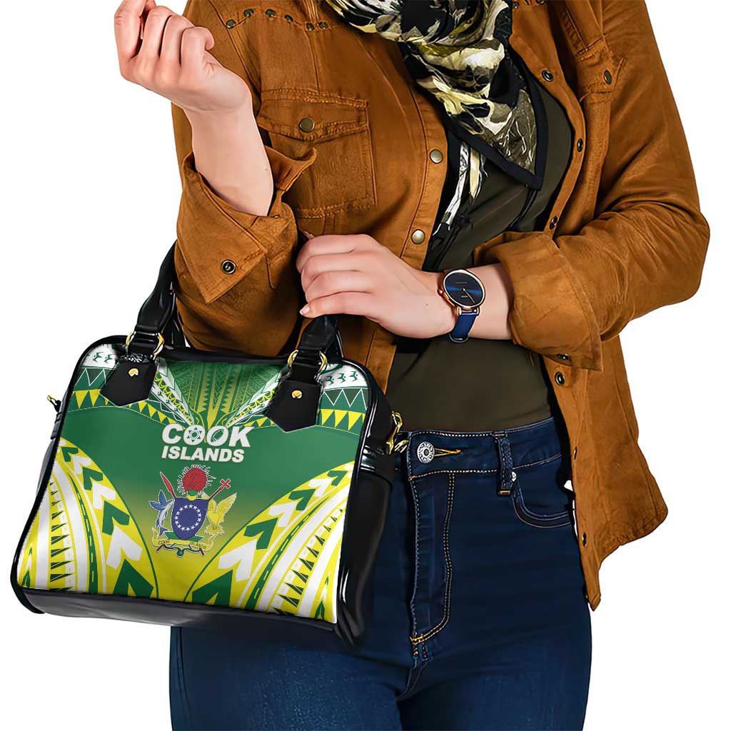 Cook Islands Rugby Shoulder Handbag The Kukis Go Champions LT05 - Polynesian Pride