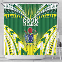 Cook Islands Rugby Shower Curtain The Kukis Go Champions LT05 - Polynesian Pride