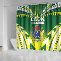 Cook Islands Rugby Shower Curtain The Kukis Go Champions LT05 - Polynesian Pride