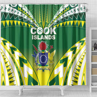 Cook Islands Rugby Shower Curtain The Kukis Go Champions LT05 - Polynesian Pride