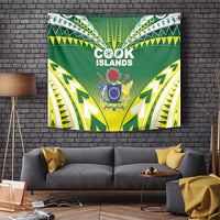 Cook Islands Rugby Tapestry The Kukis Go Champions LT05 Green - Polynesian Pride