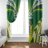 Cook Islands Rugby Window Curtain The Kukis Go Champions LT05 - Polynesian Pride
