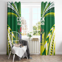 Cook Islands Rugby Window Curtain The Kukis Go Champions LT05 - Polynesian Pride
