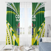 Cook Islands Rugby Window Curtain The Kukis Go Champions LT05 - Polynesian Pride