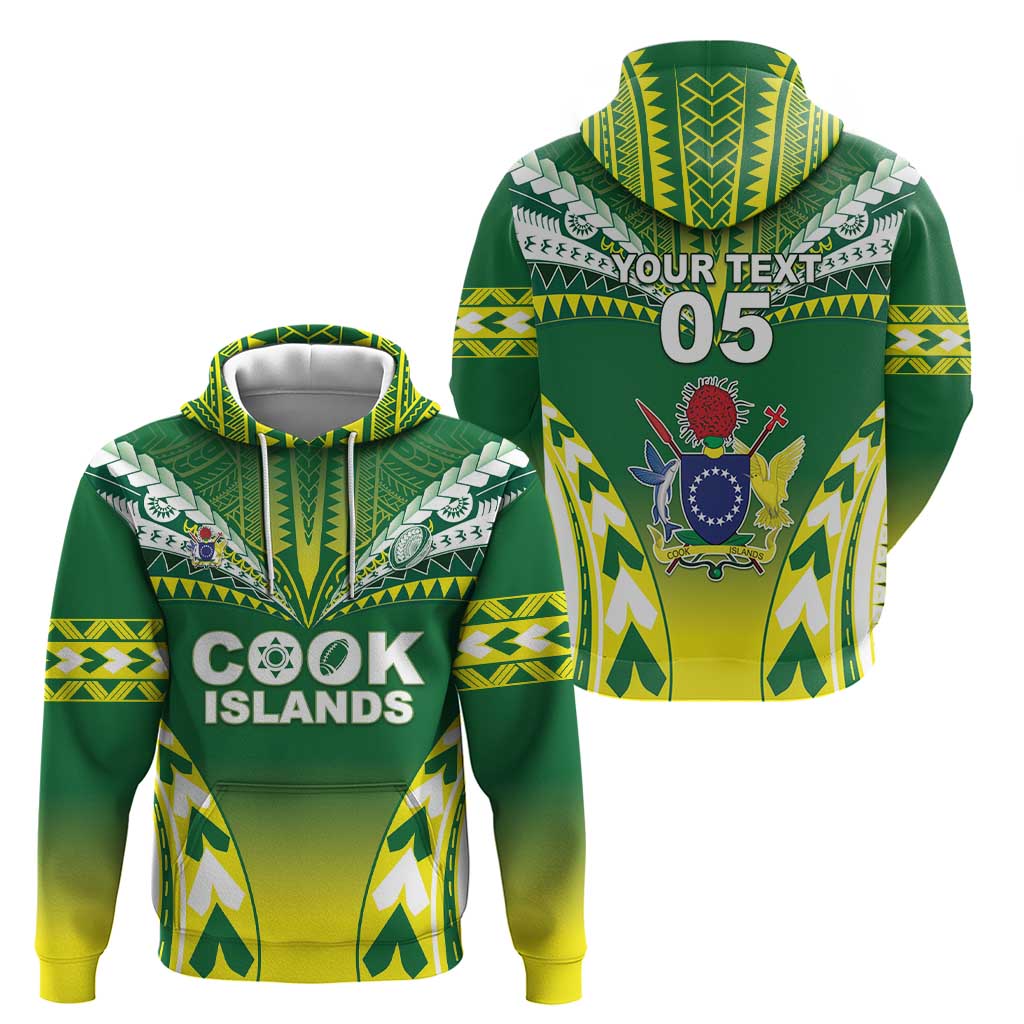 Cook Islands Rugby Custom Zip Hoodie The Kukis Go Champions LT05 - Polynesian Pride