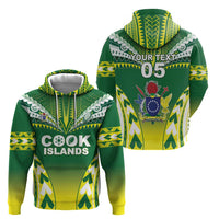 Cook Islands Rugby Custom Zip Hoodie The Kukis Go Champions LT05 - Polynesian Pride