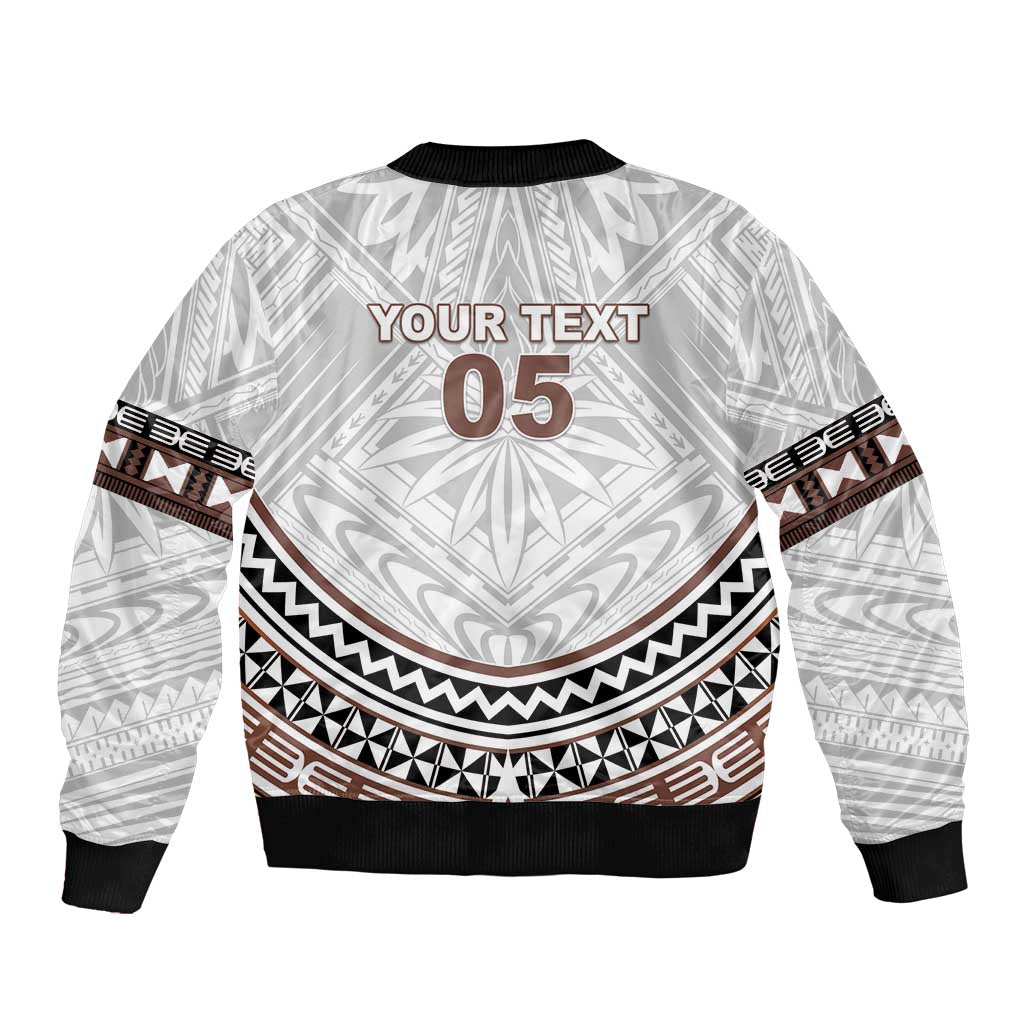 Fiji Rugby Custom Bomber Jacket Fijian Bati Go Champions LT05 - Polynesian Pride