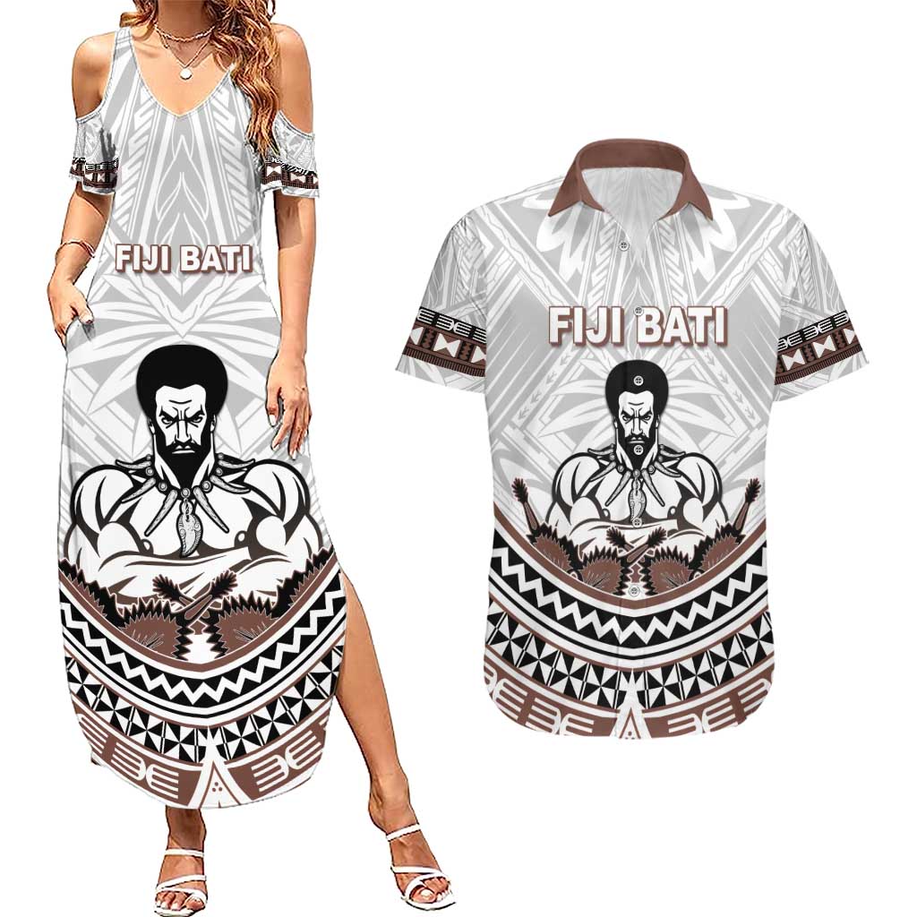 Fiji Rugby Custom Couples Matching Summer Maxi Dress and Hawaiian Shirt Fijian Bati Go Champions